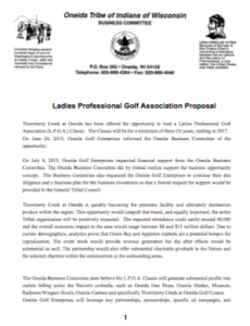 LPGA Proposal slide