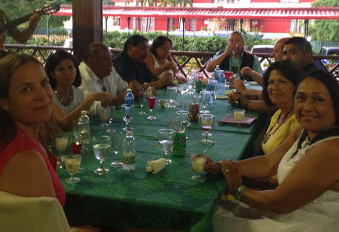 Tina Danforth with NAFOA Board enjoying themselves in Cuba